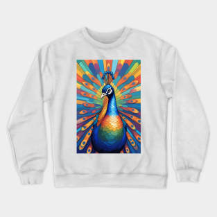 Indian Peafowl Crewneck Sweatshirt